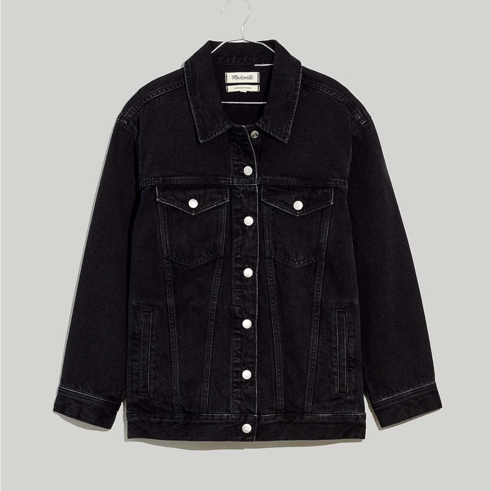 Madewell black denim jacket